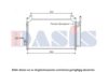AKS DASIS 112038N Condenser, air conditioning
